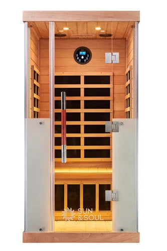 sun & soul infrared sauna available at hot tub liverpool