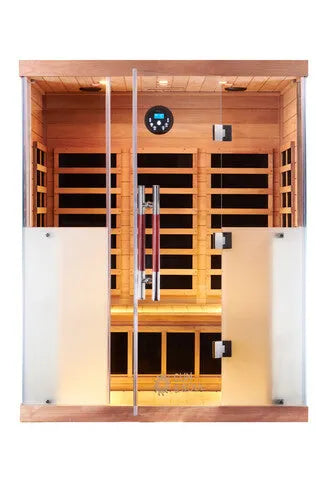 sun & soul 3 person infrared sauna available at hot tub liverpool