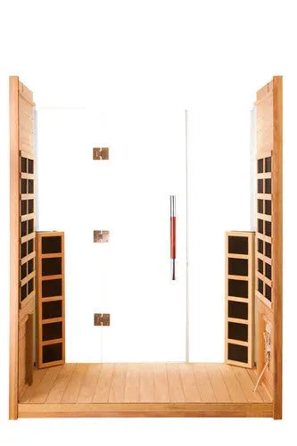 sun & soul 3 person infrared sauna available at hot tub liverpool