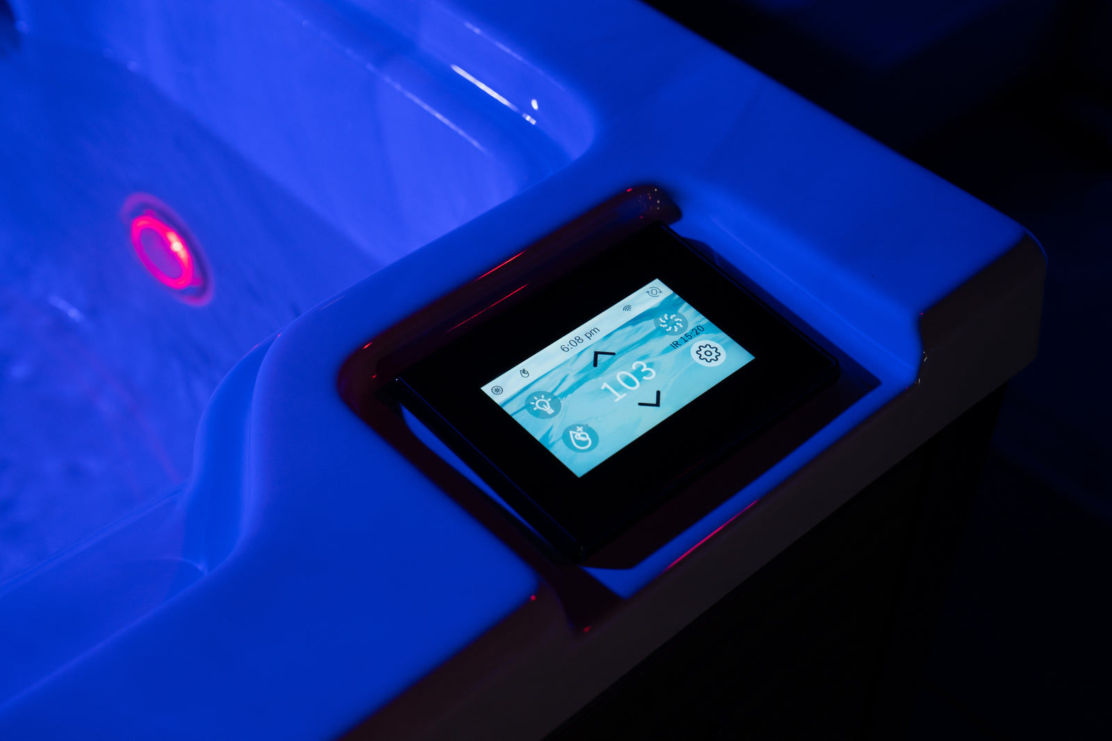 hot tub control panel