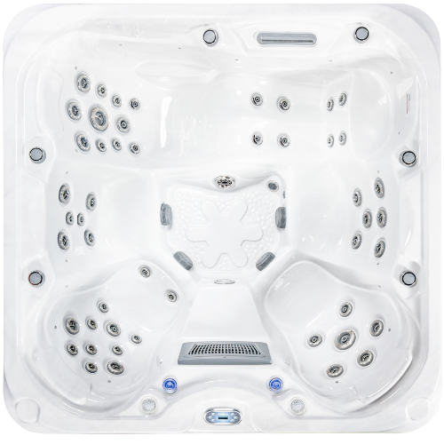 sunbeach 751-l hot tub in white available at hot tub liverpool