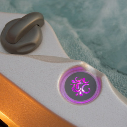 J-375 COMFORT HOT TUB WITH LARGEST LOUNGE SEAT WITH INFRARED RED LIGHT THERAPY