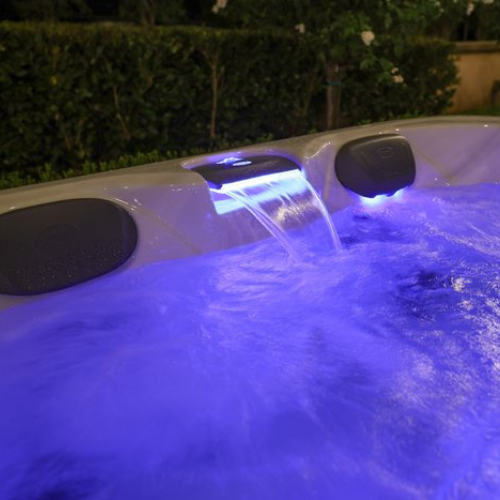 J-375 COMFORT HOT TUB WITH LARGEST LOUNGE SEAT WITH INFRARED RED LIGHT THERAPY