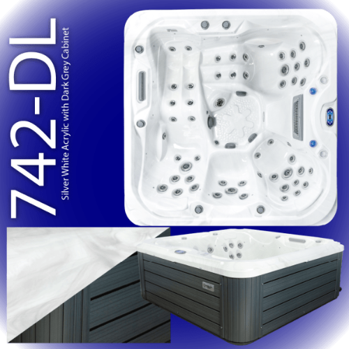 sunbeach 742-dl hot tub white available at hot tub liverpool