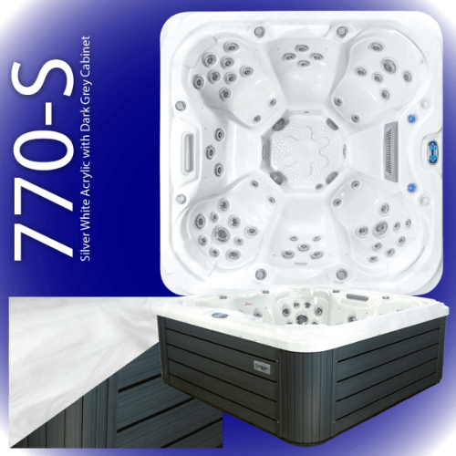 sunbeach 770-s hot tub white available at hot tub liverpool