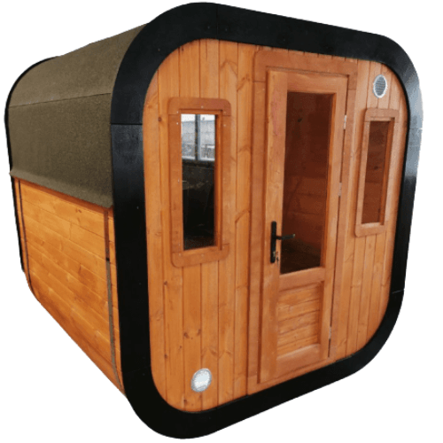 Sunbeach Cubic Outdoor Sauna (Pre-Built) - Hot Tub Liverpool
