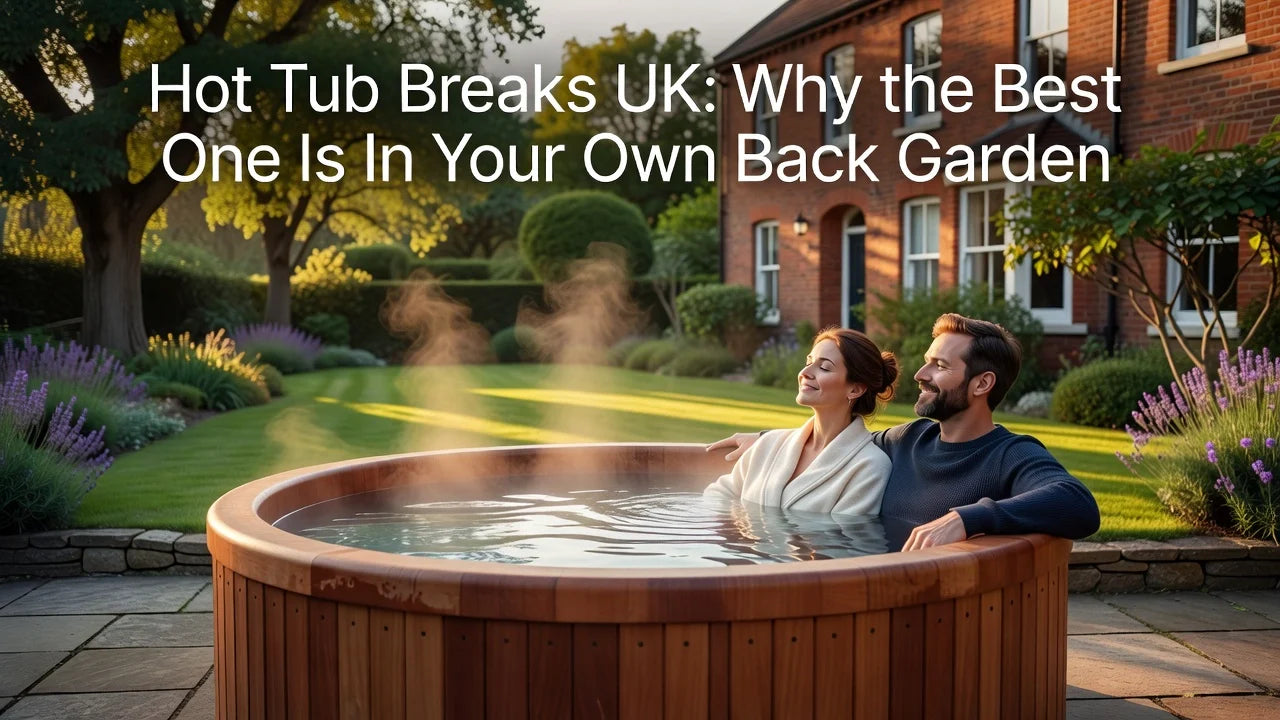 Professional header image for list-based article: Hot Tub Breaks UK: Why the Best One Is In Your Own Back G...