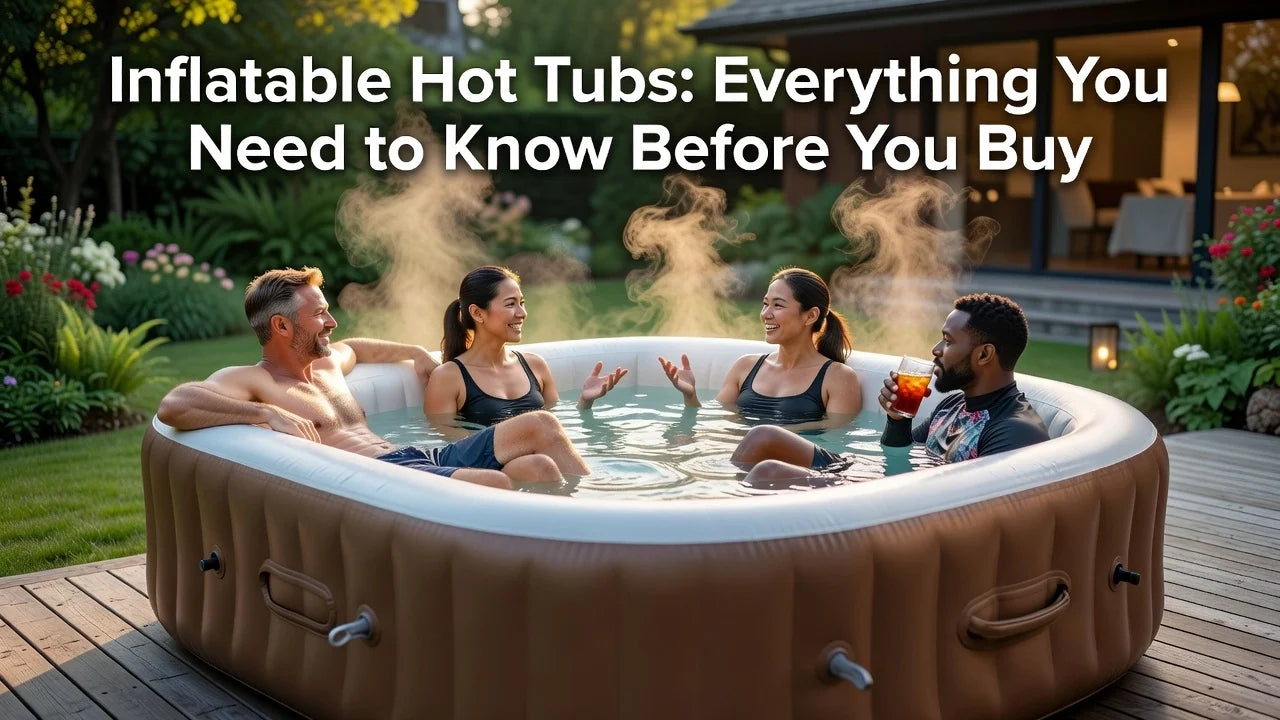 Professional header image for comparison analysis: Inflatable Hot Tubs: Everything You Need to Know Before Y...