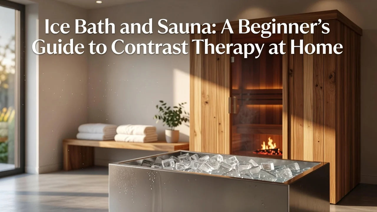Professional header image for step-by-step guide: Ice Bath and Sauna: A Beginner's Guide to Contrast Therap...