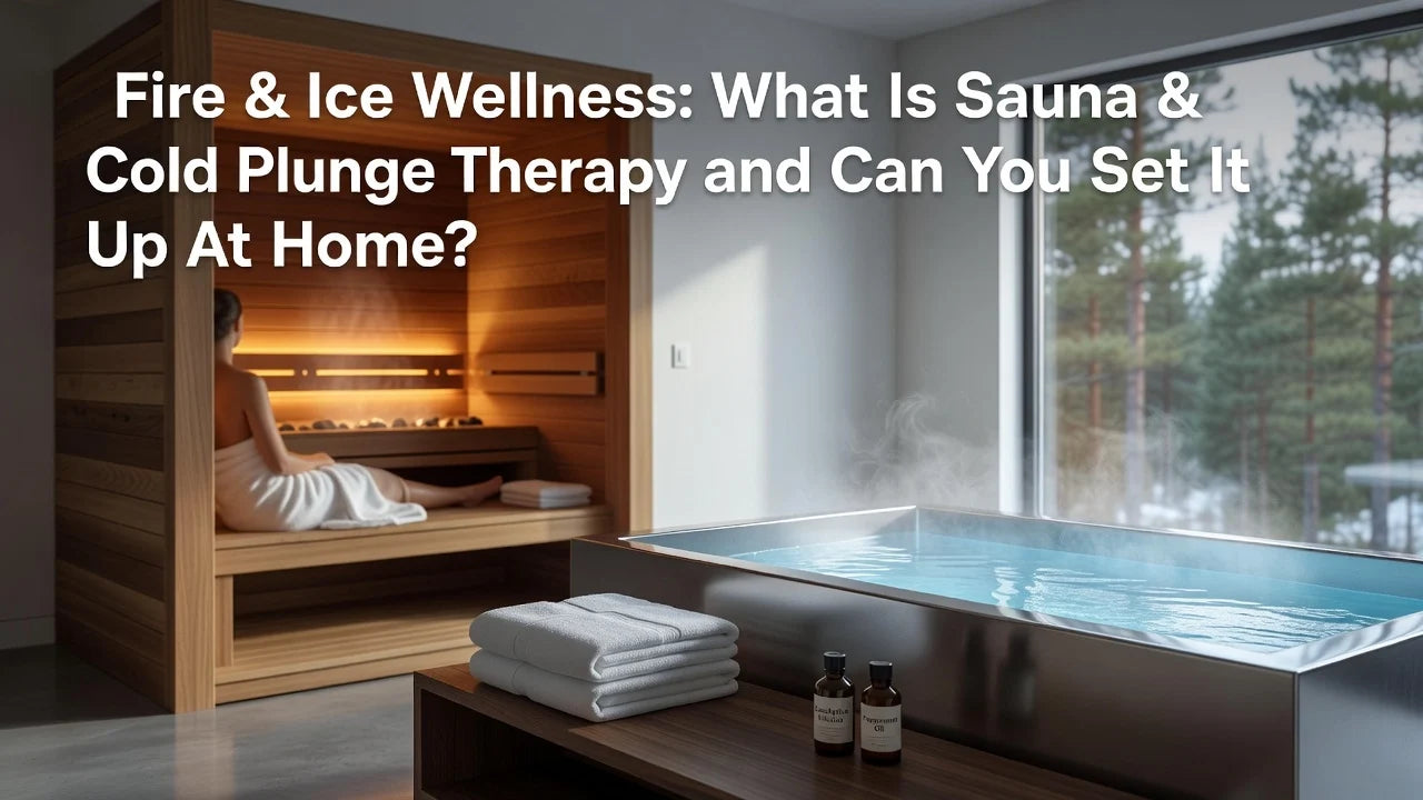 Professional header image for list-based article: Fire & Ice Wellness: What Is Sauna & Cold Plunge Therapy ...