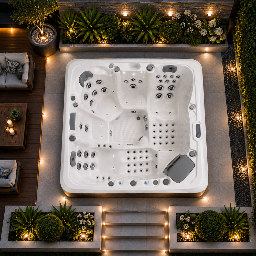 ELYSIUM ADVANCED - 5 Person Hot Tub With Audio Bluetooth