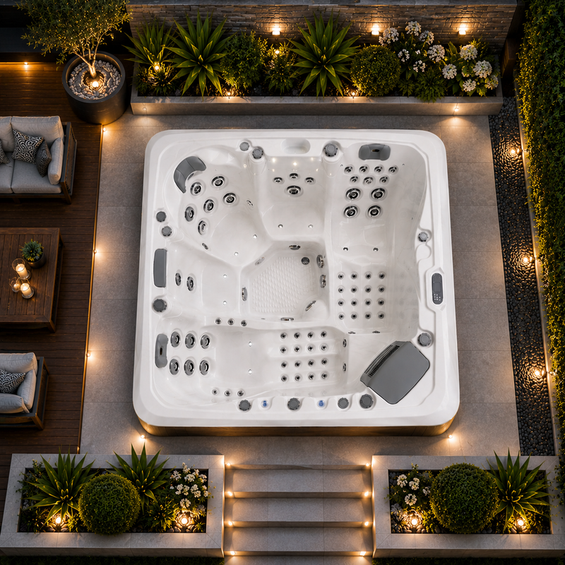 ELYSIUM ADVANCED - 5 Person Hot Tub With Audio Bluetooth