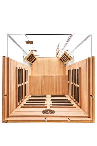 sun & soul 2 person infrared sauna available at hot tub liverpool