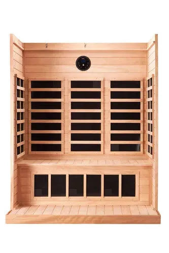 sun & soul 3 person infrared sauna available at hot tub liverpool