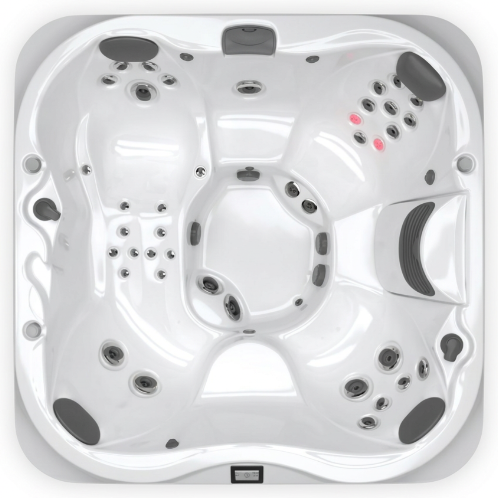 J-335 COMFORT HOT TUB WITH LOUNGE SEAT - INFRARED & RED LIGHT THERAPY