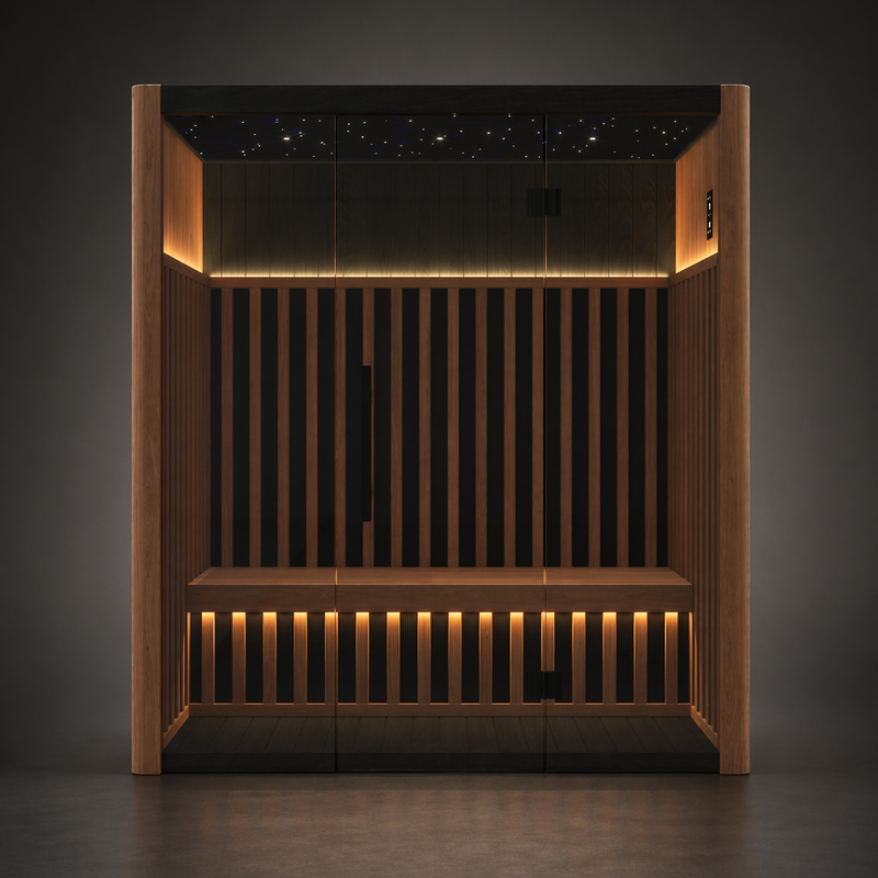 Hanscraft OKA Aura 3 Person Sauna - Premium Infrared Experience