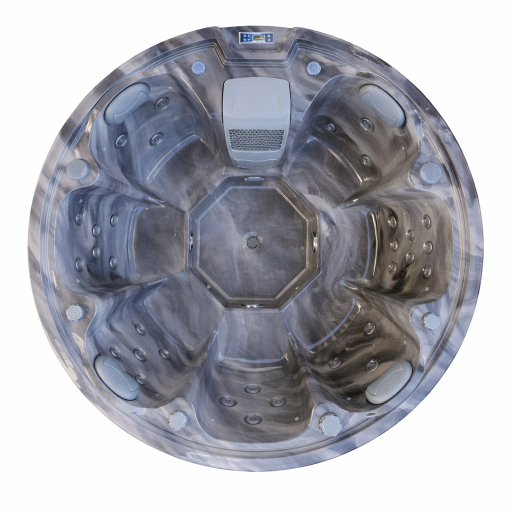 LAGOON LITE - Round Hot Tub with Bluetooth Audio