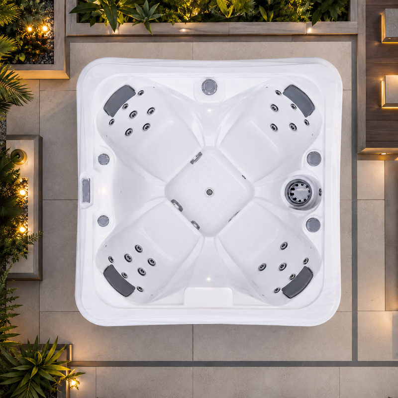 AQUA BLISS LITE - 4 Person Hot Tub With Bluetooth Audio