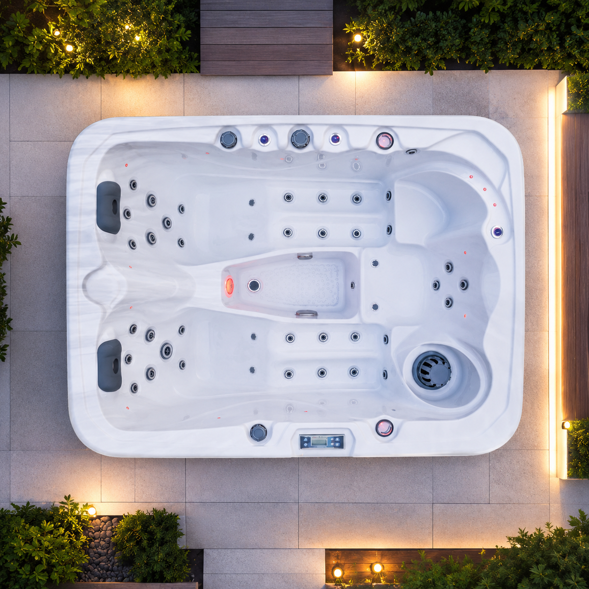 ATLANTA LITE - Compact Hot Tub for Small Spaces