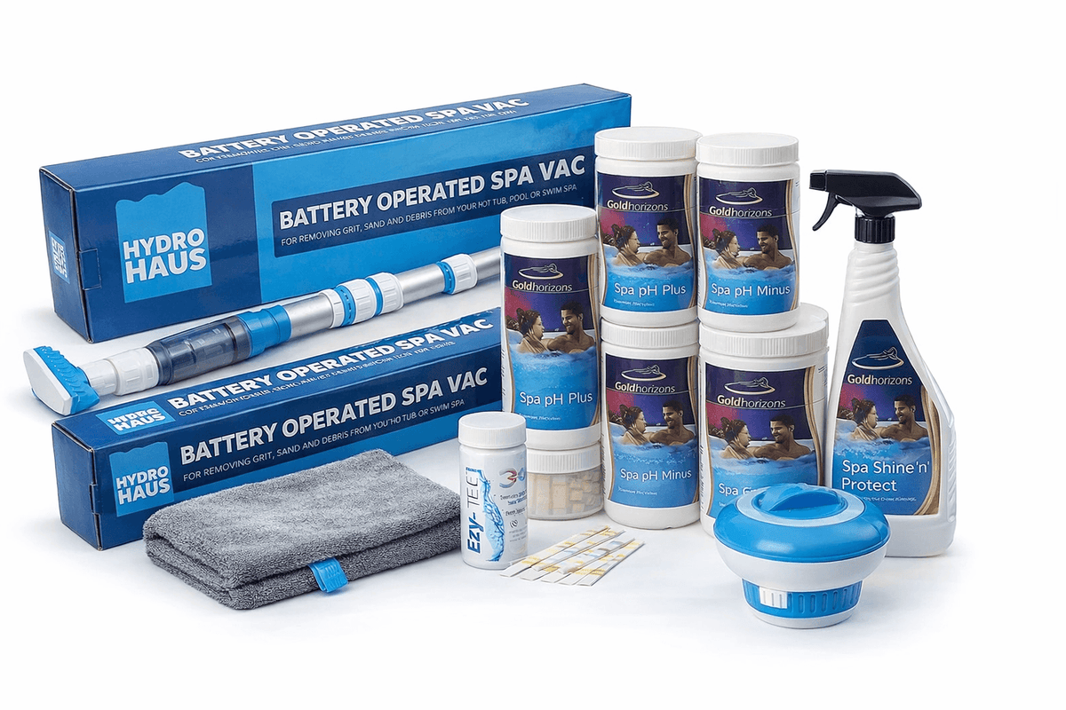 Hot Tub Maintenance Kit for Clear Spa Water