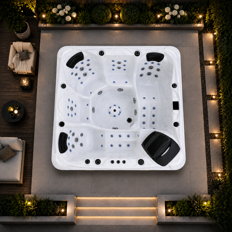 ECLIPSE ELITE - 5 Person Hot Tub With Audio Bluetooth