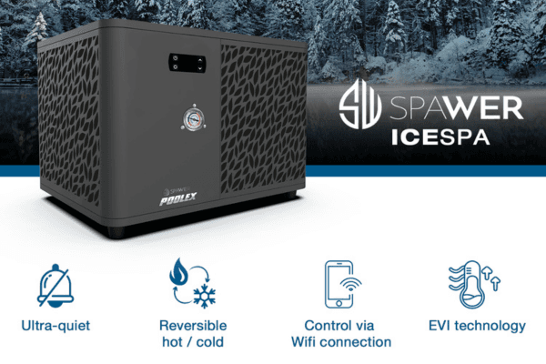 Poolex Spawer IceSpa Heat Pump – 7KW– Compact Full Efficiency Heating & Cooling