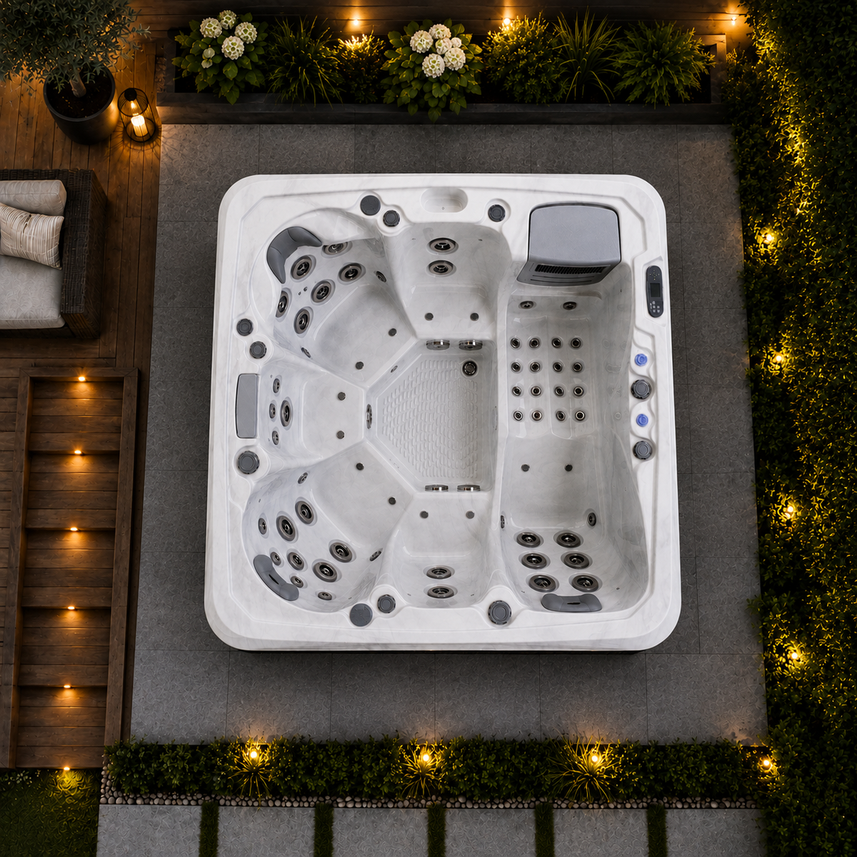 LIBERTY ADVANCED - 6 Person Hot Tub With Audio Bluetooth