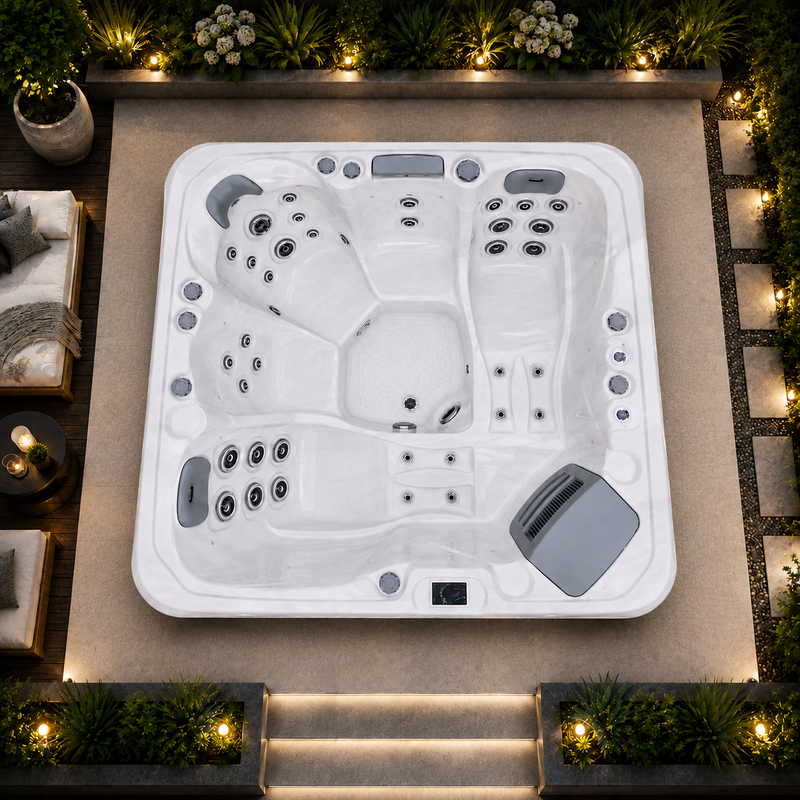 MALIKO ELITE - 5 Person Hot Tub With Audio Bluetooth