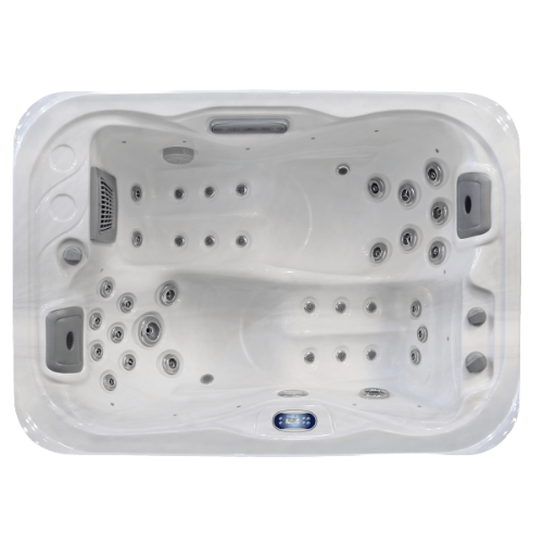 Sunbeach Spas - SB356DL Aurora Silver White Marble