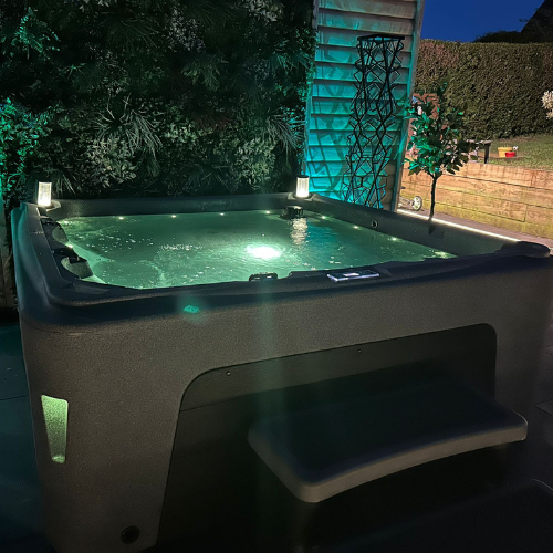 laguna hot tub with lights available at hot tub liverpool 