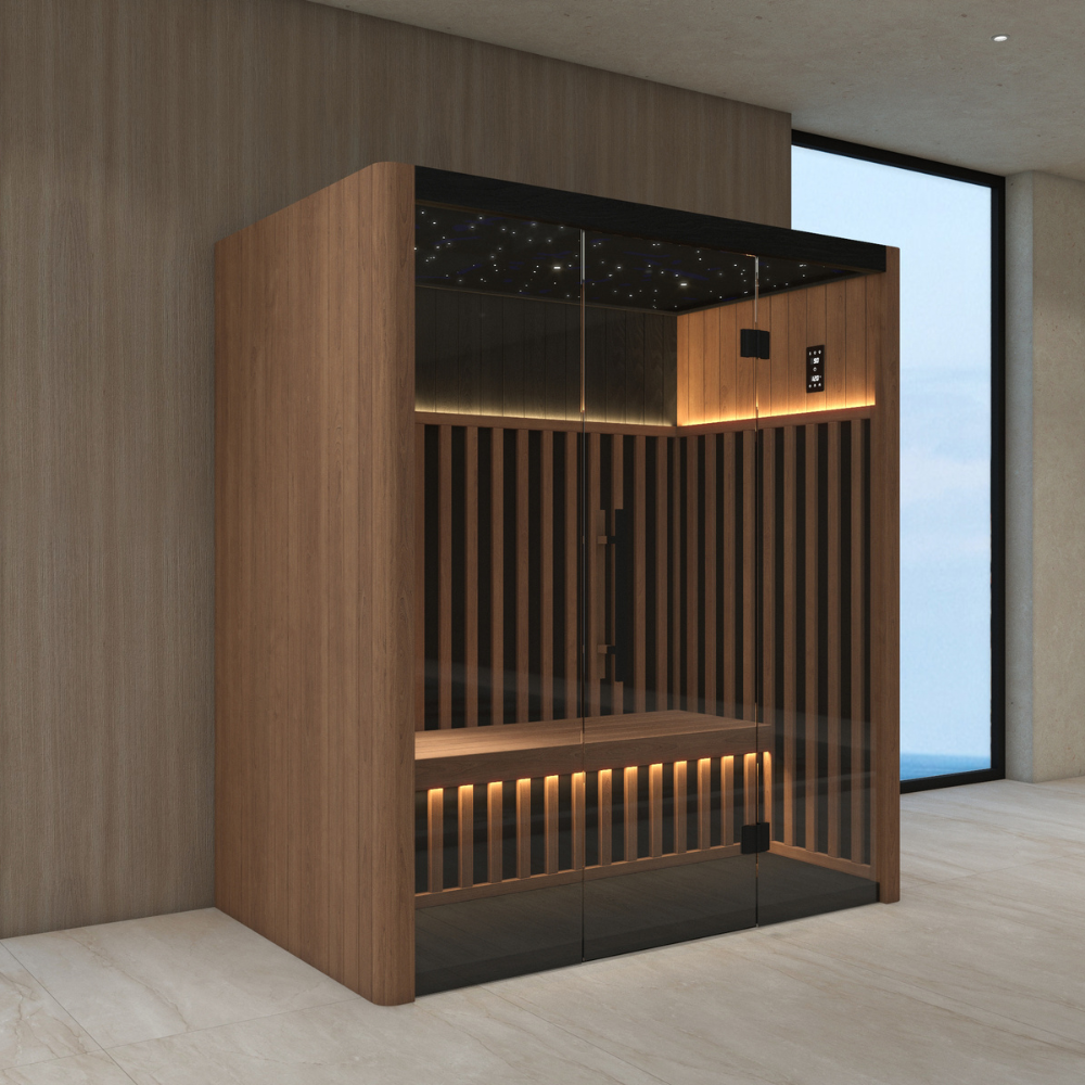 Hanscraft OKA Aura 3 Person Sauna - Premium Infrared Experience