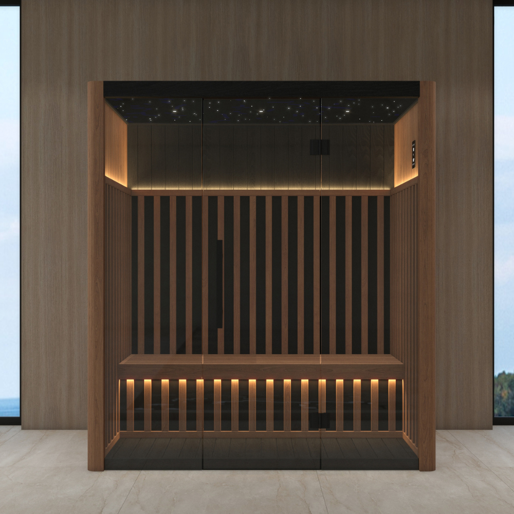 Hanscraft OKA Aura 3 Person Sauna - Premium Infrared Experience