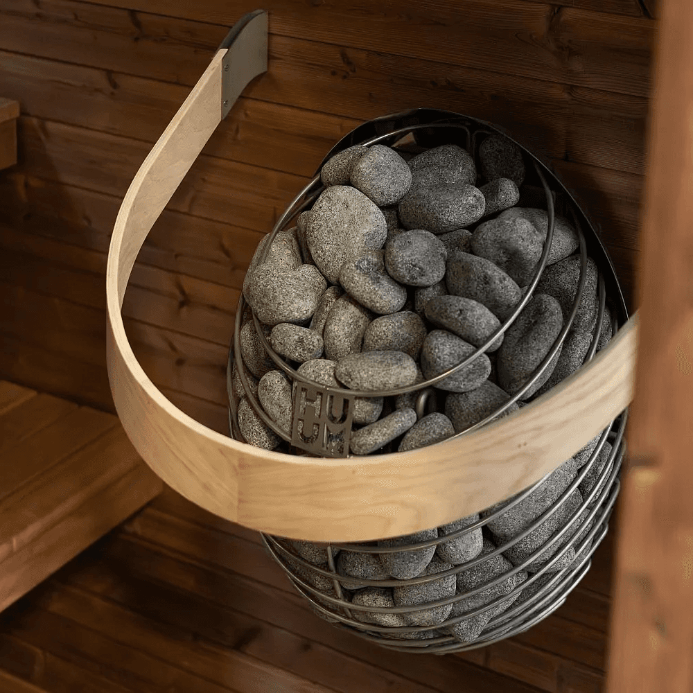 Hanscraft Quadra X Half Glass Back Outdoor Sauna for 2-4 Persons