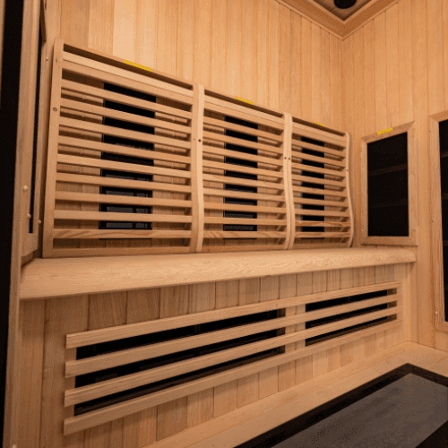 interior of sra100 sauna 