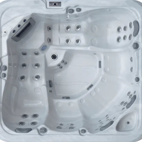 Top view of OASIS RX-773 Wellness Hot Tub interior