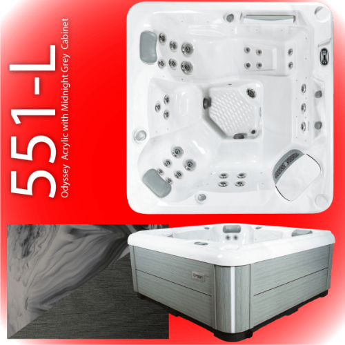 551-l hot tub odyssey grey available at hot tub liverpool 