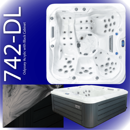 sunbeach 742-dl hot tub odyssey grey available at hot tub liverpool 