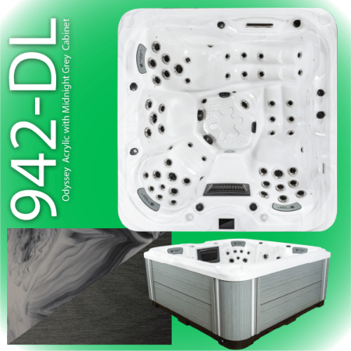sunbeach 942-dl hot tub in odyssey grey available at hot tub liverpool 