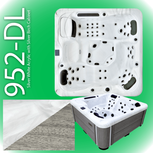 sunbeach 952-dl hot tub white available at hot tub liverpool 