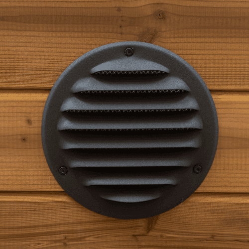 Hanscraft Quadra XL Wooden Back Outdoor Sauna for 4-6 Persons