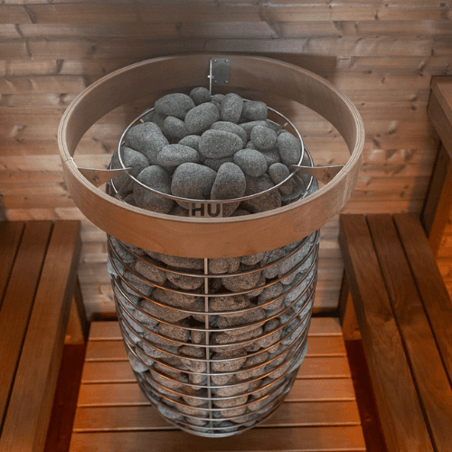 Hanscraft Quadra XL Wooden Back Outdoor Sauna for 4-6 Persons