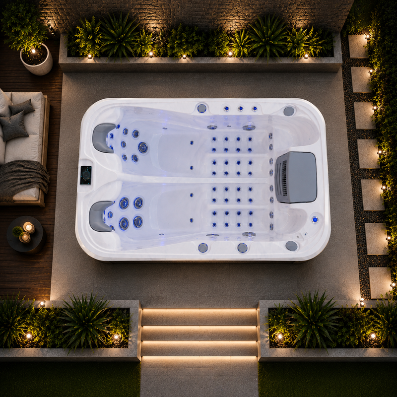 VELARI ELITE - 2 Person Hot Tub With Audio Bluetooth