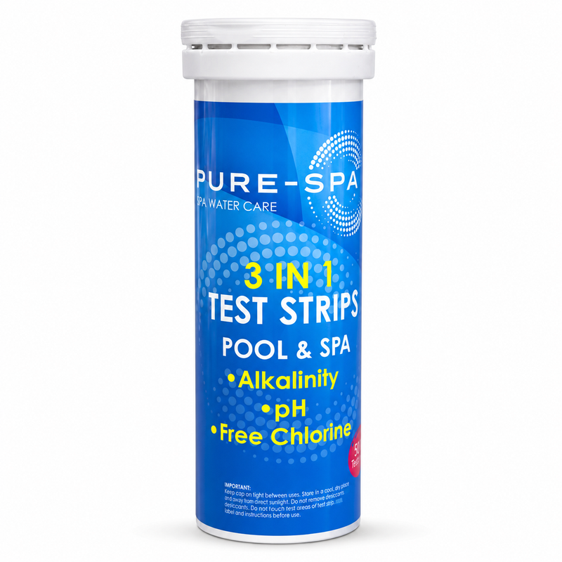 3 in 1 Pool and Spa Test Strips for Accurate Testing