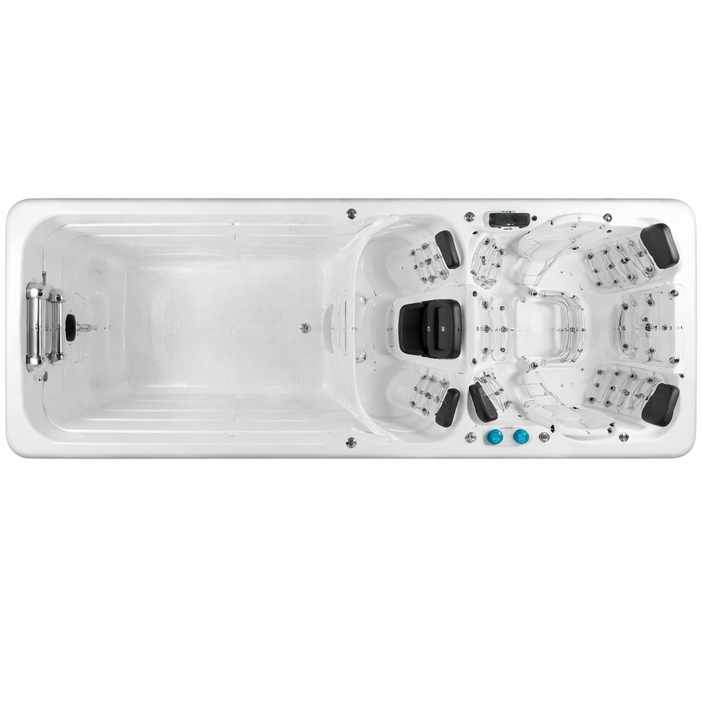 AQUA DRIVE 5.8M - 5-Person Swim Spa With Audio Bluetooth