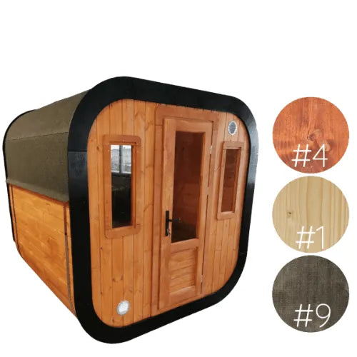 Sunbeach Cubic Outdoor Sauna (Pre-Built) - Hot Tub Liverpool