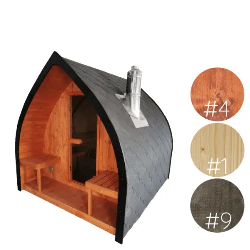 Sunbeach Leaf Outdoor Sauna (Pre-Built) - Hot Tub Liverpool