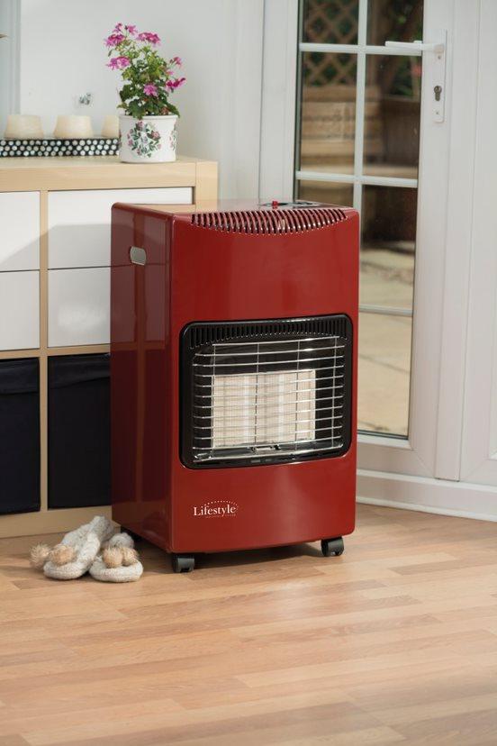 Lifestyle Red Seasons Warmth Portable Indoor Gas Heater Hot Tub